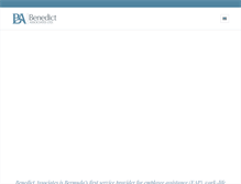 Tablet Screenshot of benedict.bm